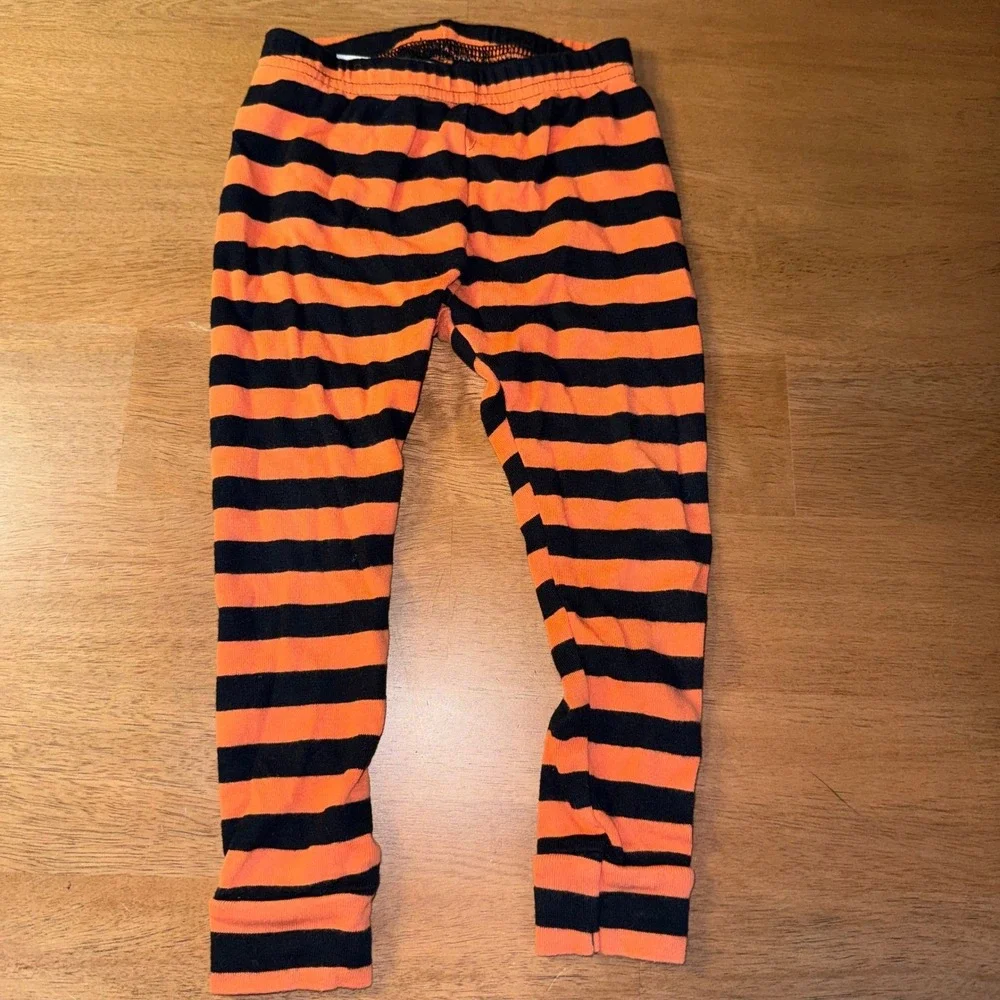 Carters Just One You Halloween Dinosaur Skeleton Pajamas Set 18M Orange Black